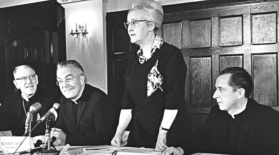 Sister Zink speaks at Bishops' meeting