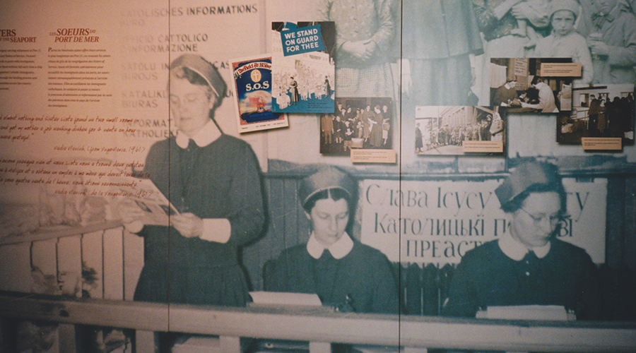 Sisters of Service Pier 21 exhibit